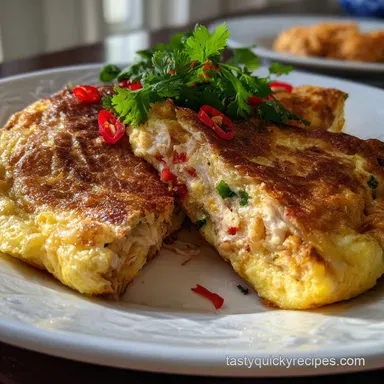 Crab Omelette Recipe: Ultimate 10-Minute Crispy Thai Style Recipe Card