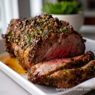 Ribeye Roast: The Foolproof Herb-Crusted Reverse Sear Method Recipe Card
