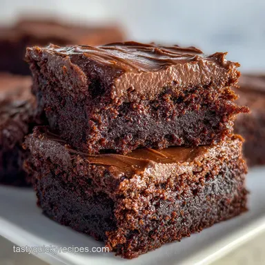 Football Brownies with Chocolate Frosting Oven-Only Silky Recipe Card