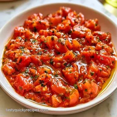Tomato Basil Sauce in 20 Minutes Recipe Card