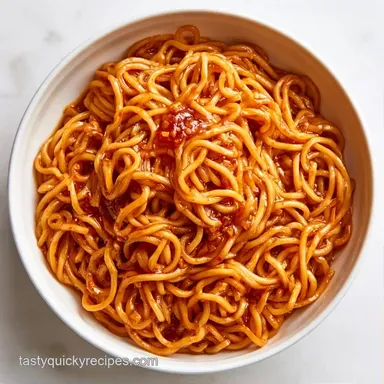 Garlic Soy Noodles in 20 Minutes Recipe Card