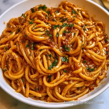 Garlic Soy Noodles in 20 Minutes