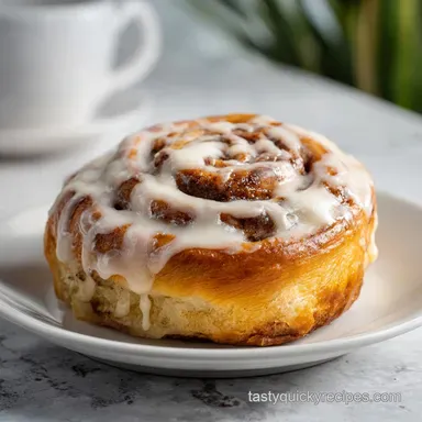 Giant Cinnamon Roll: Pillowy Brioche with Cream Cheese Finish