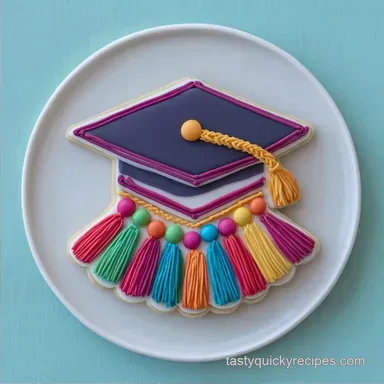 Graduation Cap Candy Cookies Party-Ready