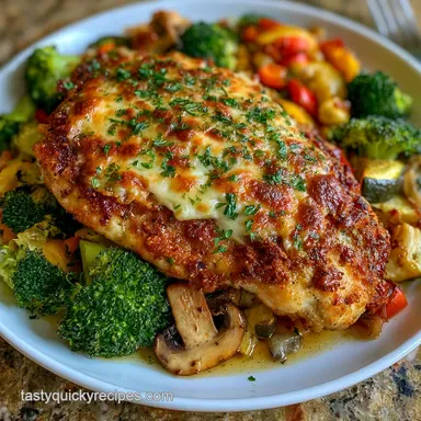 Crispy Chicken Parmesan in 40 Minutes Recipe Card
