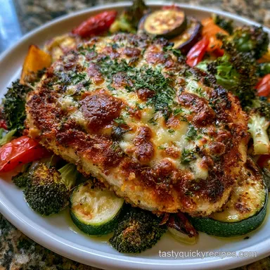 Crispy Chicken Parmesan in 40 Minutes