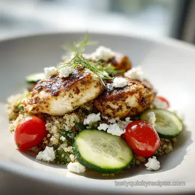 Healthy Greek Chicken Bowls Meal Prep Recipe Card