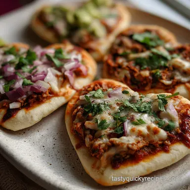Valentines Day Party Food Idea with Heart-Shaped Mini Pizzas Ready in 30 Min Recipe Card