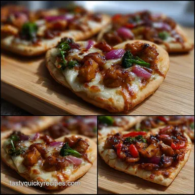 Valentines Day Party Food Idea with Heart-Shaped Mini Pizzas Ready in 30 Min