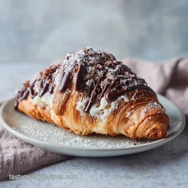 Chocolate Croissants with Buttery Layers: 24 Hour Lamination Recipe Card