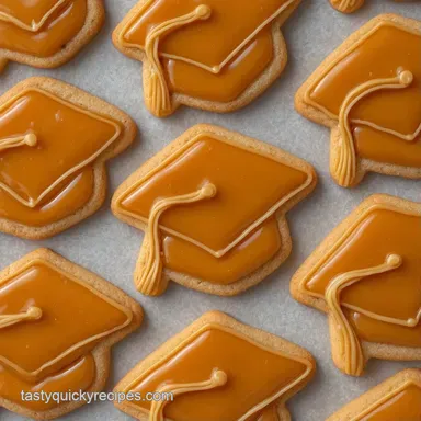 Homemade Graduation Sugar Cookies (24) Recipe Card