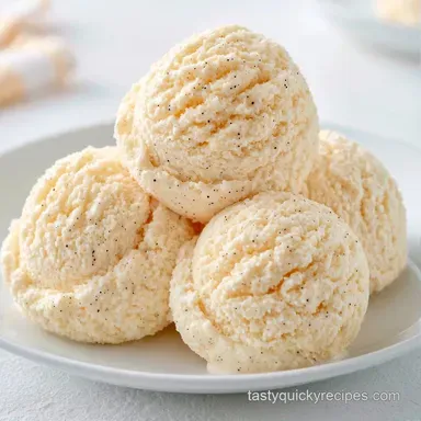 Vanilla Ice Cream: Creamy and Rich Recipe Card
