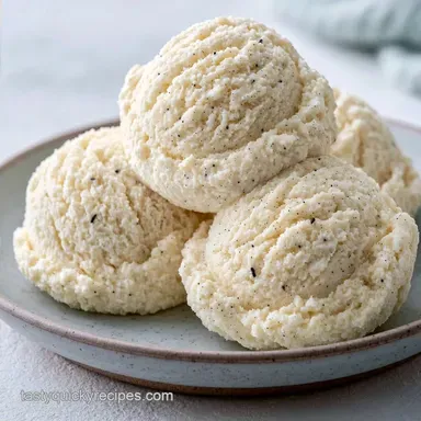 Vanilla Ice Cream: Creamy and Rich