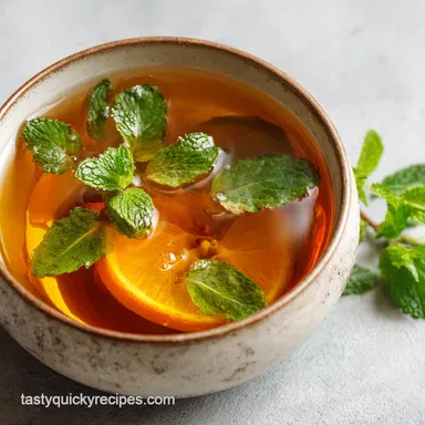 Honey Citrus Mint Tea in 5 Minutes