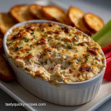 Crab Dip: Luxurious Hot Lump Cheese Recipe Recipe Card