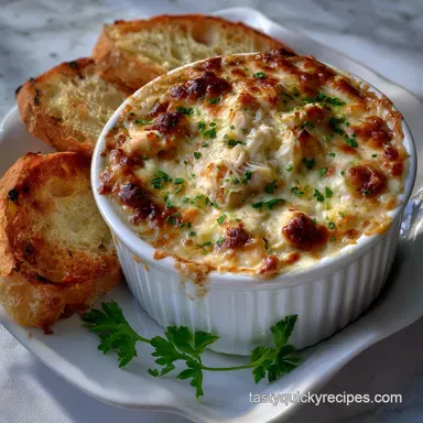 Crab Dip: Luxurious Hot Lump Cheese Recipe