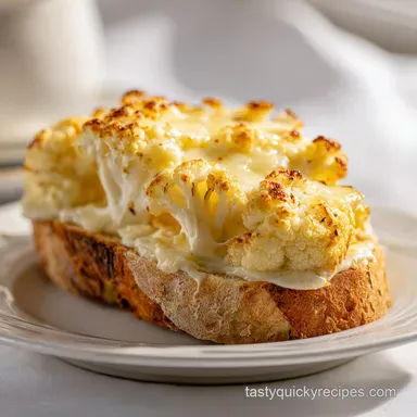 Ina Garten Cauliflower Toast Review Recipe Card