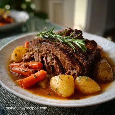 Irresistible Thanksgiving Pot Roast Recipe Youll: Velvety Gravy Recipe Card