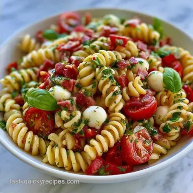 Italian Beach Pasta Salad: Make-Ahead