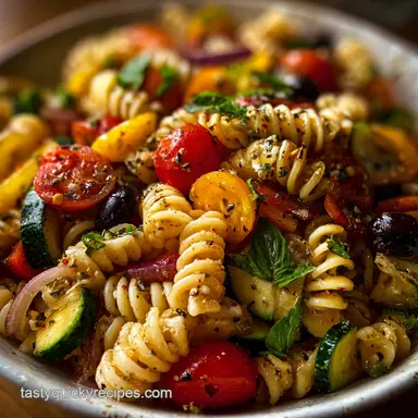 Pasta Salad Recipe with Italian Dressing in 30 Minutes