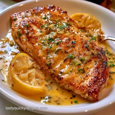 Lemon Butter Red Snapper in 25 Minutes Recipe Card