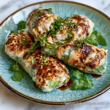 Lemongrass Chicken Rolls for Meal Prep