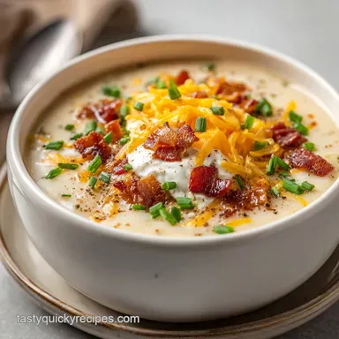 Loaded Baked Potato Soup in 40 Minutes