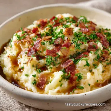 Loaded Mashed Potatoes with Cream Cheese
