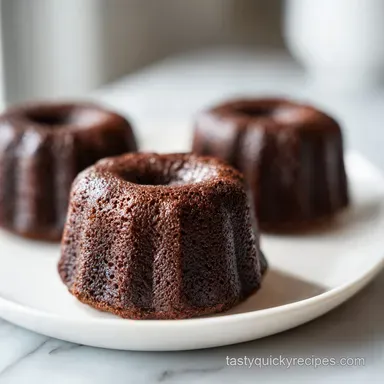 Mini Decadent Chocolate Bundt Cakes: Fudgy and Ready in 40 Min