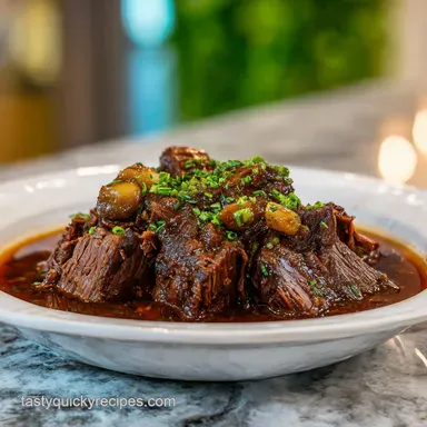 Mississippi Pot Roast Slow Cooked for 8 Hours Recipe Card