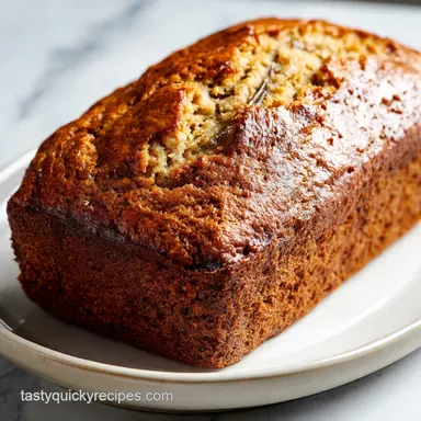 Banana Bread: Velvety Crumb in 1 Hour 15 Mins