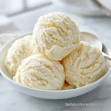 Vanilla Ice Cream for 6 Servings
