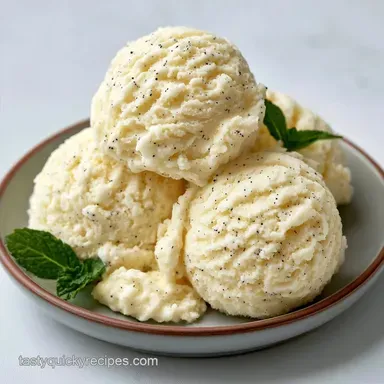 Vanilla Ice Cream: No Churn and Creamy