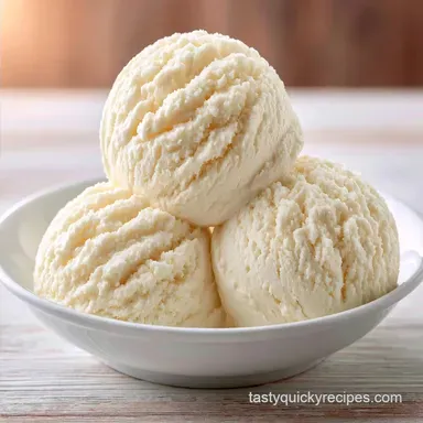 Easy Vanilla Ice Cream Recipe