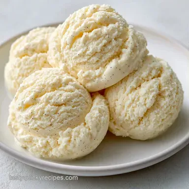 Vanilla Ice Cream with Condensed Milk Recipe Card