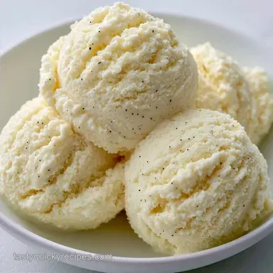 Vanilla Ice Cream with Condensed Milk