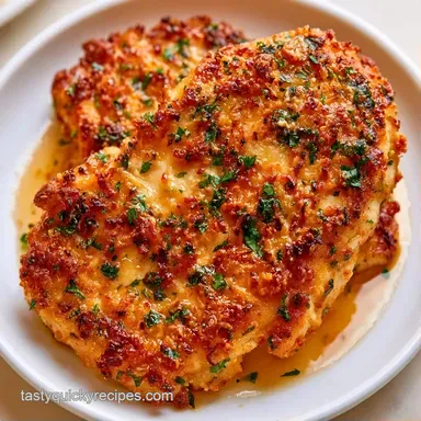 Parmesan Crusted Chicken in 45 Minutes Recipe Card