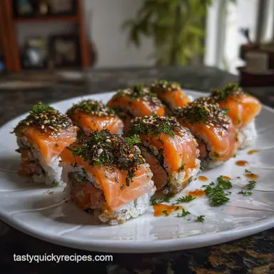 Kosher for Pesach Sushi Recipe: Grain-Free Crunch! Recipe Card