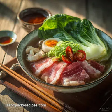Pork Sirloin Shabu Shabu: Easy Japanese Hot Pot Recipe Recipe Card