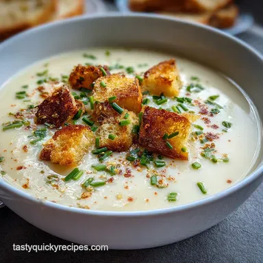 Potato Soup in 40 Minutes | Creamy Baked Potato Recipe Recipe Card