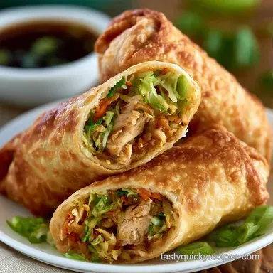 Quick Air Fryer Egg Rolls in 32 Minutes Recipe Card