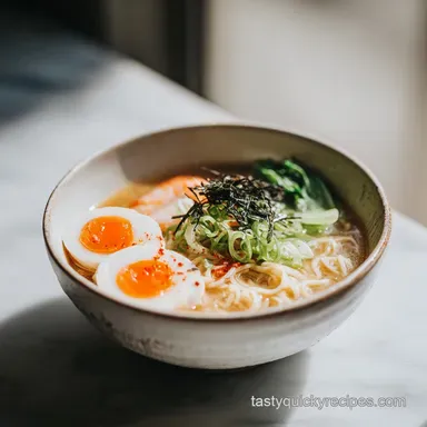Homemade Ramen in 45 Minutes: Silky Broth