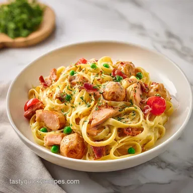 Meatball Pasta Recipe: Tender Meatballs in 30 Min Recipe Card