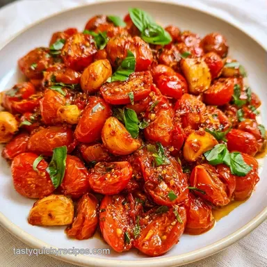 Roasted Cherry Tomato Sauce in 35 Minutes Recipe Card