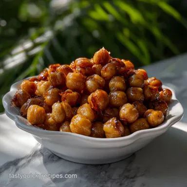 Healthy Snack with Roasted Chickpeas
