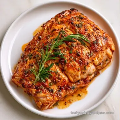 Roasted Red Snapper with Rosemary for 2 Recipe Card