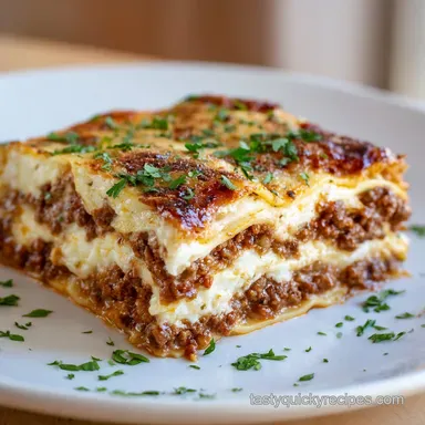 San Giorgio Lasagna Recipe: Classic Beef, Ricotta Sunday Roast Flavor