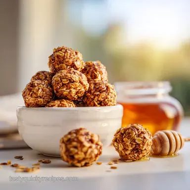 School Snack with Granola and Honey No Bake & No Sugar Added Recipe Card