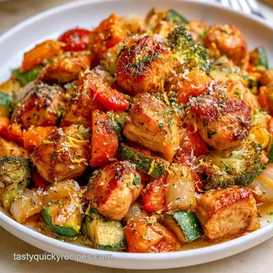 Sheet Pan Chicken in 35 Minutes Recipe Card