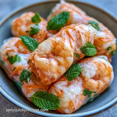 Shrimp Rice Paper Rolls in 30 Minutes